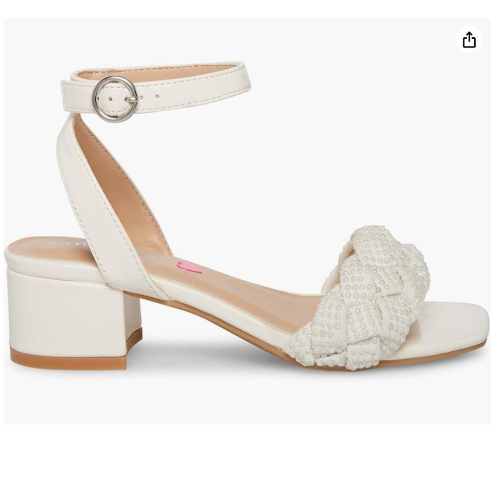 Steve Madden Girls' J-Oppal Pearl Embellished Dress Shoes (Youth) 4- TOO CUTE!!! - Picture 6 of 10